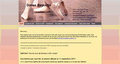Desktop Screenshot of dansepirouette.com